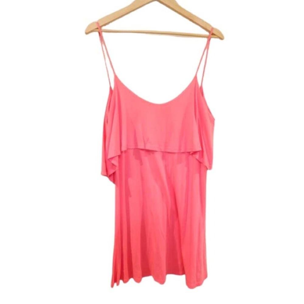 Blue Life Ruffle mini pink dress